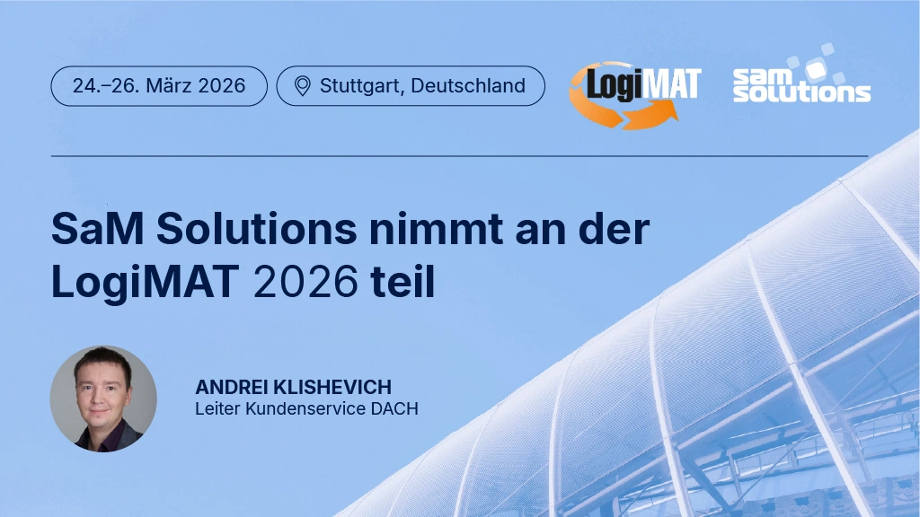 SaM Solutions auf der LogiMAT 2026
