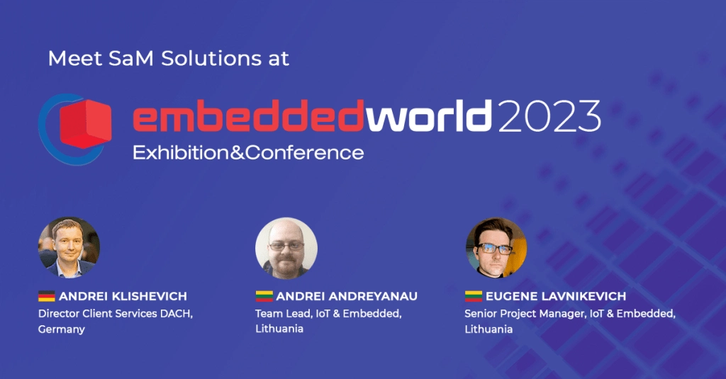 Treffen Sie SaM Solutions auf der embedded world 2023