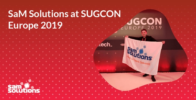 SaM Solutions freut sich auf die SUGCON Europe 2019