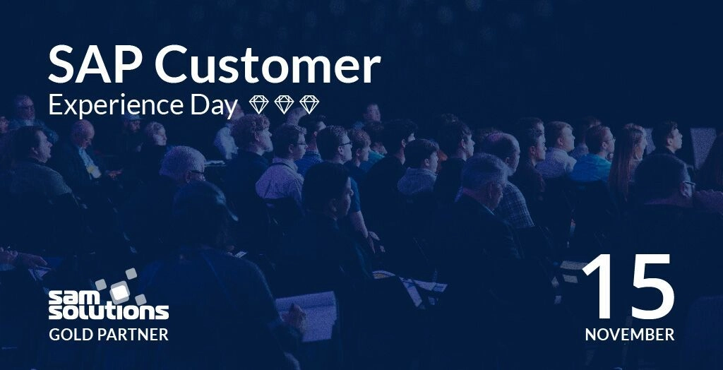 SaM Solutions ist der Gold-Partner des SAP Customer Experience Day