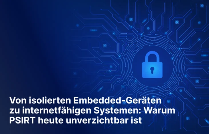 Von isolierten Embedded-Geräten zu internetfähigen Systemen: Warum PSIRT heute unverzichtbar ist