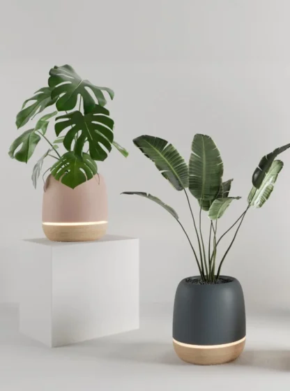 KORU – IoT-fähiger intelligenter Blumentopf und Luftreiniger für Zuhause und den Arbeitsplatz
