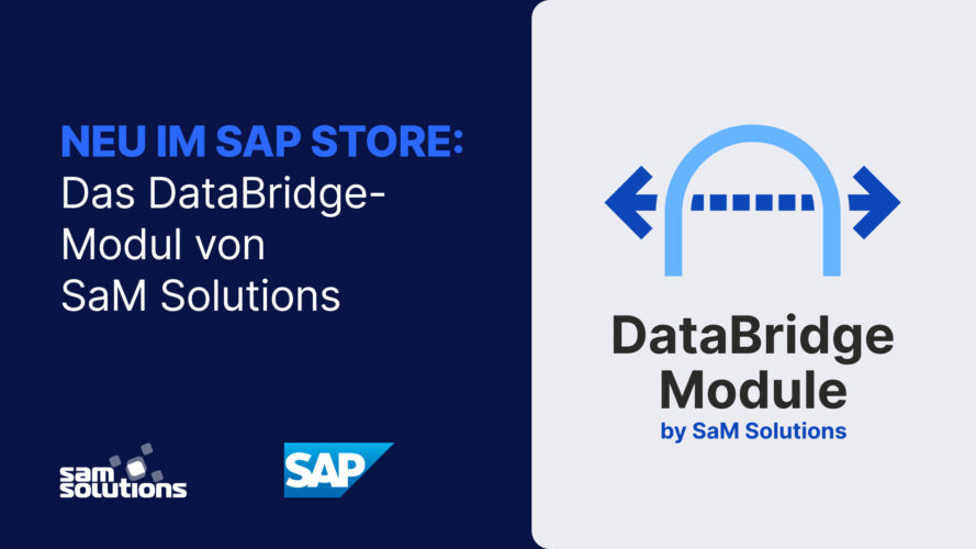 Das Import- und Exportmodul von SaM Solutions ist jetzt im SAP Store verfügbar