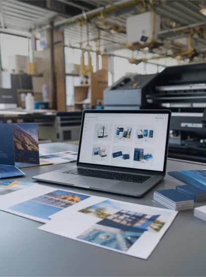 Magento-basierte E-Commerce-Webseite für PrintSafari