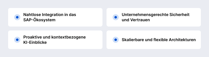 Kernfähigkeiten des SAP CX AI Toolkits