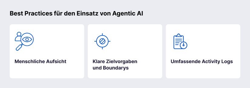 Best Practices für den Einsatz von Agentic AI
