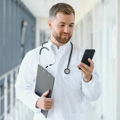 Native mobile Anwendung für medizinisches Fachpersonal
